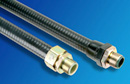 Liquid tight metal conduit with connector