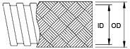 GALVANISED STEEL CONDUIT WITH STAINLESS STEEL OVERBRAIDING